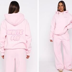 White Fox Boutique Vol. 1 Oversized Hoodie Posy Pink